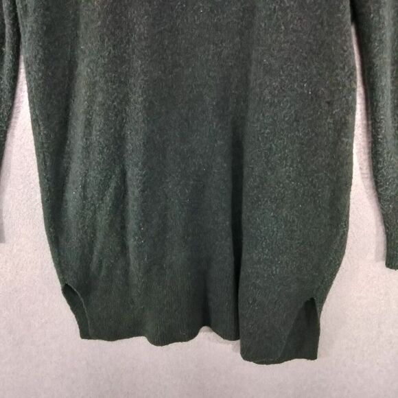 Madewell Cardigan Sweater Womens XS Pockets Merino Wool Alpaca Green Open Front - Picture 9 of 11